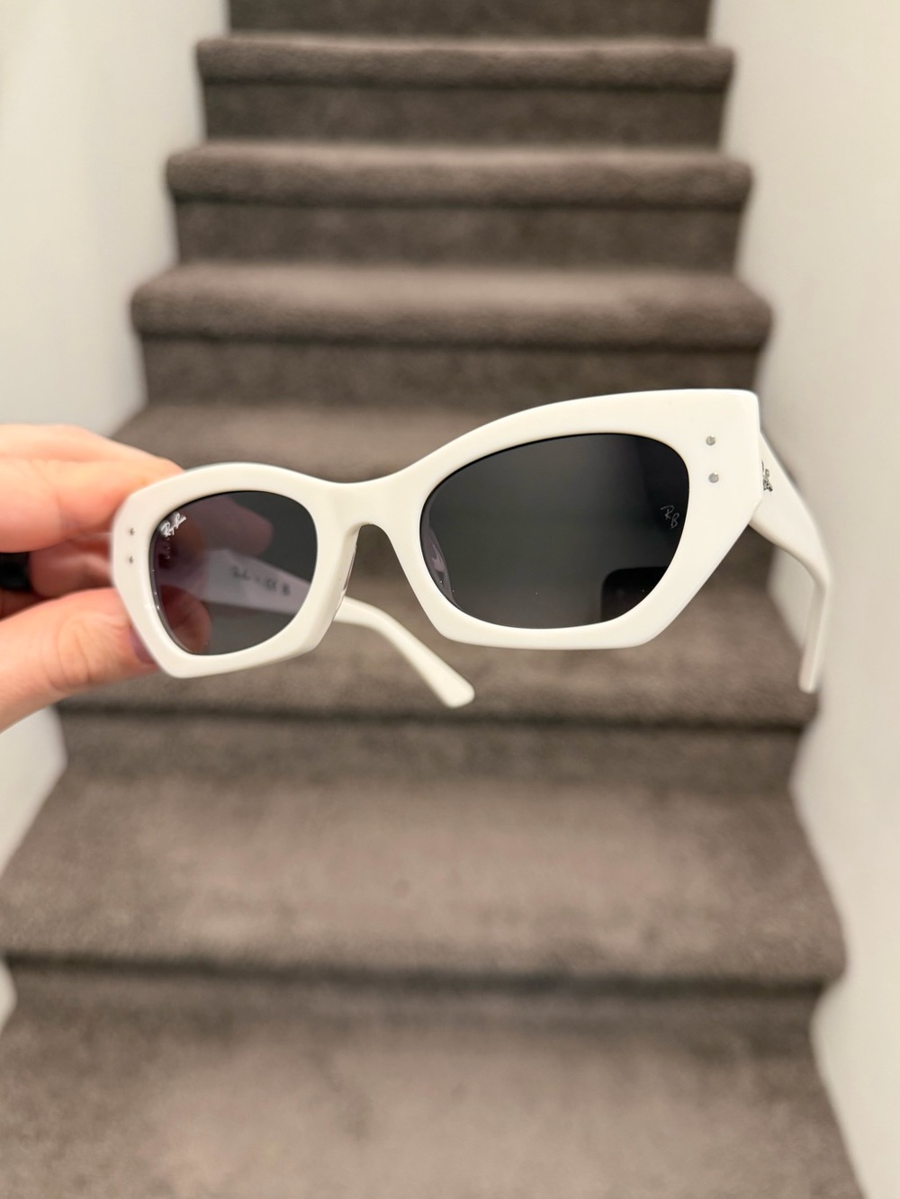 NEW Ray-Ban Zena Bio-Based White 52-22 Sunglasses RB4430